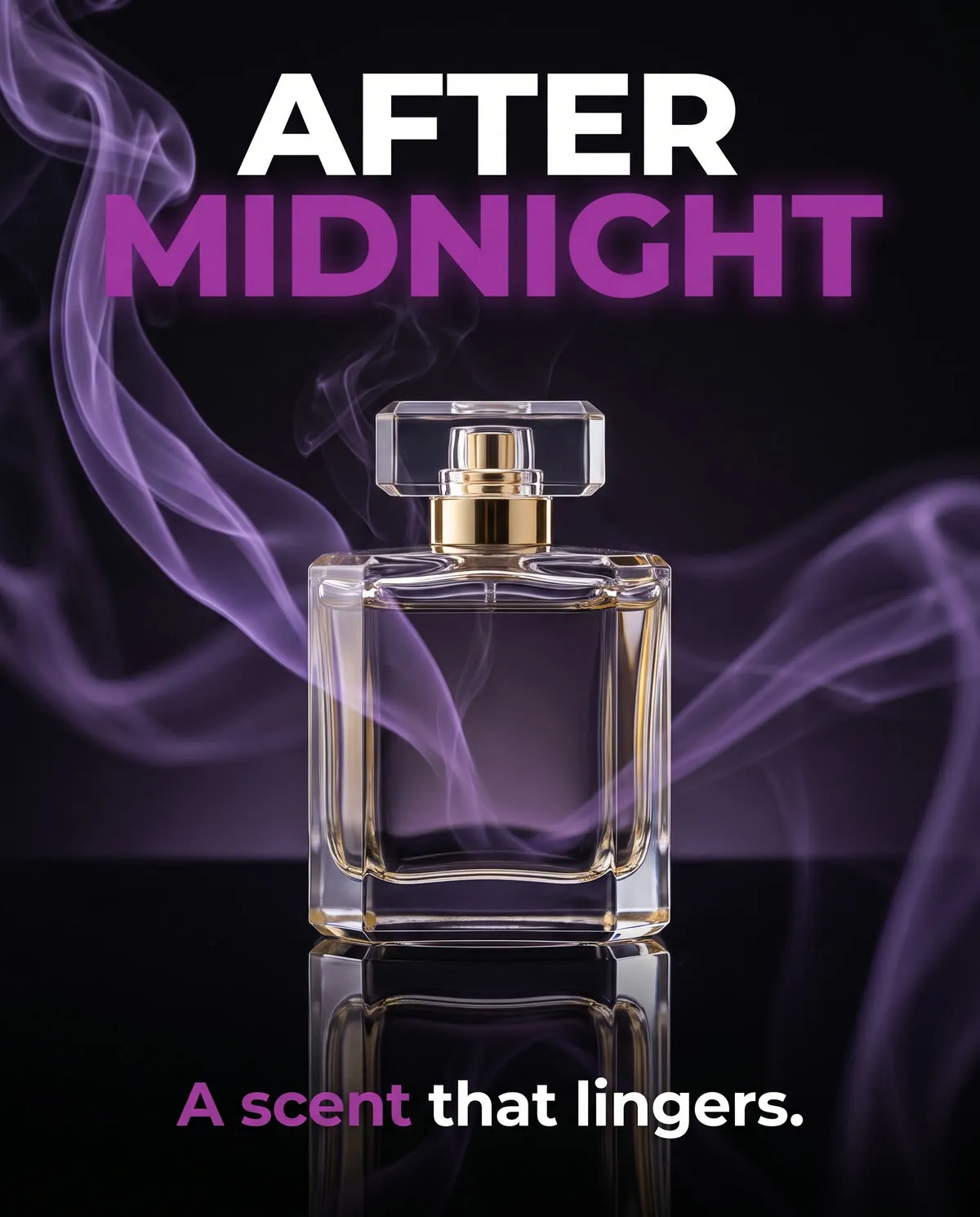 After Midnight perfume poster